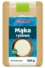 Mąka ryżowa pełnoziarnista bezglutenowa 500 g - Naturavena
