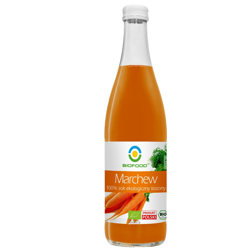 Sok z marchwi kiszonej NFC bezglutenowy 500 ml - Bio Food (BIO)