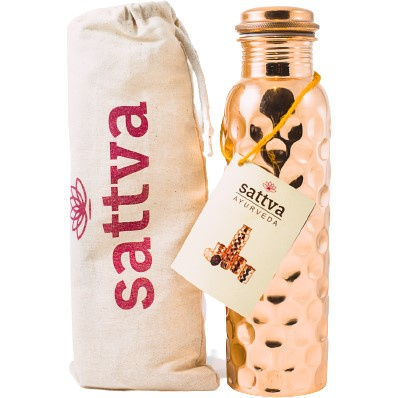 Butelka miedziana diamond 650 ml - Sattva