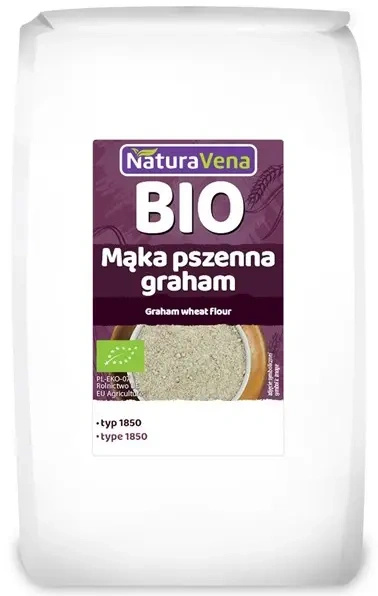 Mąka pszenna graham typ 1850 1 kg - Naturavena (EKO)