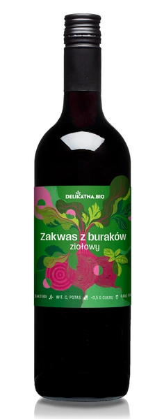 Zakwas Z Buraków Ziołowy Bio 700 Ml - Delikatna (Zakwasownia)