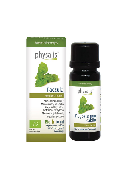 Olejek eteryczny paczula 10 ml - physalis (EKO)