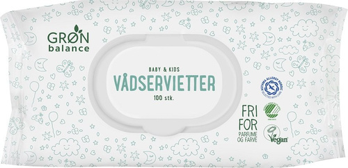 Chusteczki nawilżane podróżne dla dzieci eco 100 szt. - Gron Balance