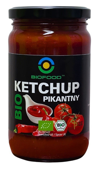 Ketchup pikantny bezglutenowy 350 g - Bio Food (BIO)