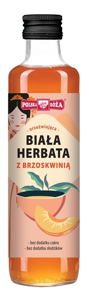 Herbata biała z brzoskwinią 250 ml - Polska Róża