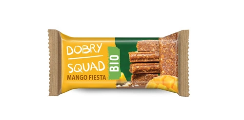 Baton Daktylowy Z Mango (Mango Fiesta) Bez Dodatku Cukrów  Bio 30 G  -  DOBRY SQUAT