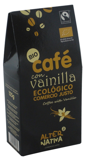 Kawa mielona arabica/robusta z wanilią fair trade 125 g - Alternativa (BIO)