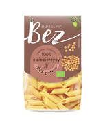 Makaron proteinowy penne z ciecierzycy bezglutenowy 250 g - Bartolini (BIO)