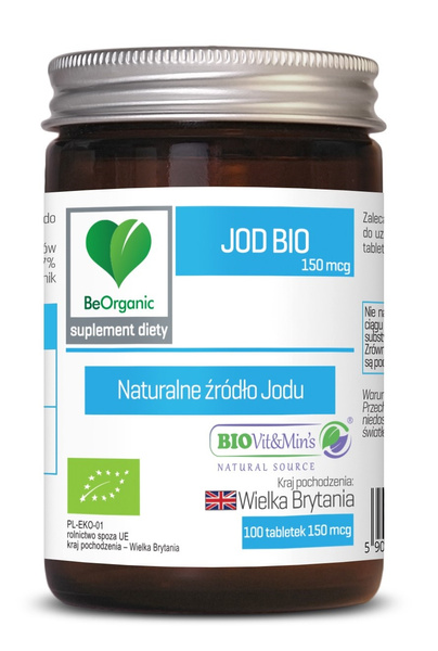 Jod (150 µg) 100 szt. - Be Organic (EKO)
