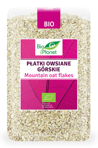 Płatki Owsiane Górskie Bio 1 kg  -  BIO PLANET