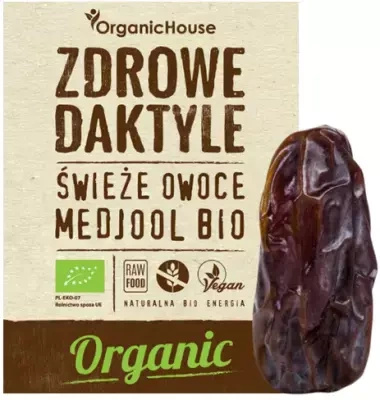 DAKTYLE MEDJOOL świeże ekologiczne 500 g - ORGANIC HOUSE