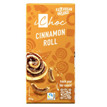 Czekolada kakaowa z cynamonem i kawałkami wafli fair trade 80 g - ichoc (EKO)