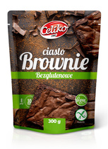 MIESZANKA NA CIASTO BROWNIE BEZGLUTENOWE 300 g - CELIKO