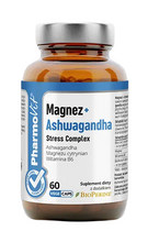 Magnez ashwagandha stress complex bezglutenowe 60 szt. - Pharmovit