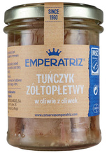 Tuńczyk Żółtopłetwy Msc W Oliwie Z Oliwek 200 G (130 G) (Słoik)  -  EMPERATRIZ