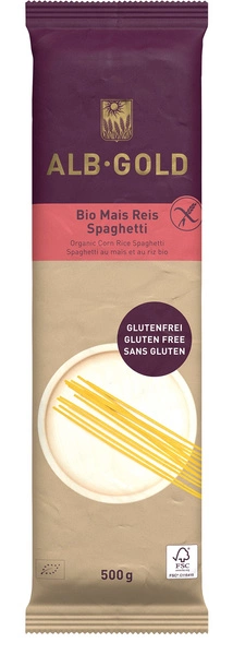 Makaron Spaghetti Ryżowo-Kukurydziany 500g - ALB-GOLD