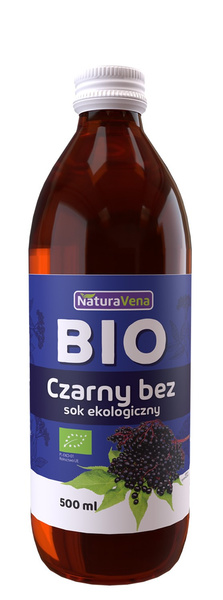 Sok z Czarnego Bzu 500ml - NaturaVena