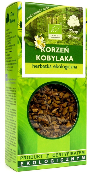 Herbatka z korzenia kobylaka 50 g - Dary Natury (EKO)