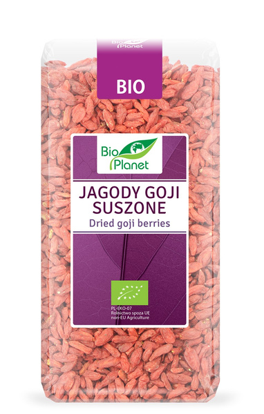 Jagody Goji Suszone 250 g - Bio Planet - BIO EKO