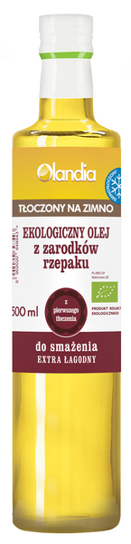 Olej Rzepakowy Do Smażenia 500ml EKO - BIO  - Olandia