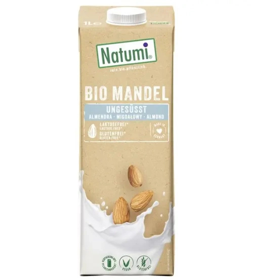 Napój migdałowy bez cukru bezglutenowy 6 x 1 l - Natumi (EKO)