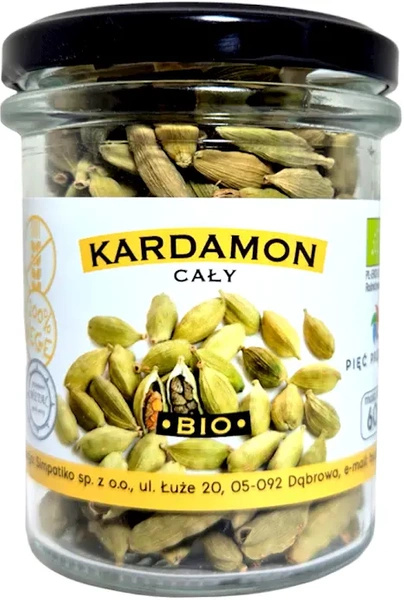 Kardamon owoce 60 g - Pięć Przemian (BIO)