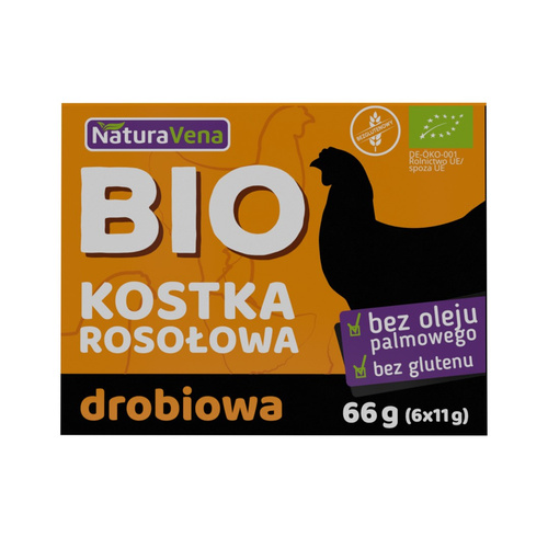 Kostki Rosołowe Drobiowe 6x11g - NaturaVena