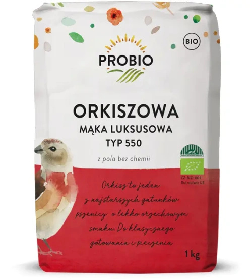 Mąka orkiszowa typ 550 luksusowa 1 kg - Bio Harmonie (EKO)