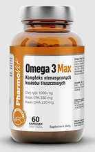 Omega 3 max bezglutenowe 60 kapsułek - Pharmovit