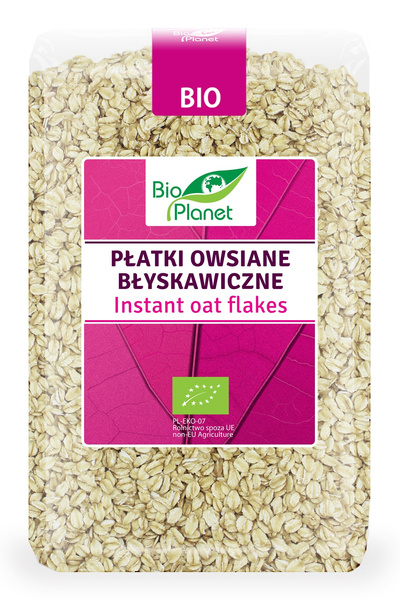 PŁATKI OWSIANE BŁYSKAWICZNE BIO 1 kg - BIO PLANET