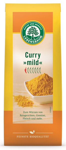 Przyprawa curry łagodne 50 g - Lebensbaum (EKO)