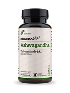 Ashwagandha ekstrakt (400 mg) bezglutenowy 90 szt. - Pharmovit