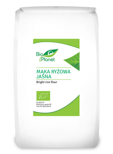Mąka ryżowa jasna 1 kg - Bio Planet (EKO)
