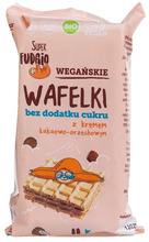 Wafelki z kremem kakaowo orzechowym bez dodatku cukrów (4 sztuki) 120 g - Me Gusto (BIO)