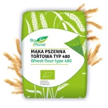 Mąka pszenna tortowa typ 480 1 kg - Bio Planet (EKO)