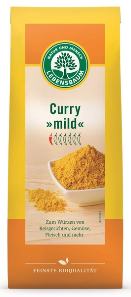 Przyprawa Curry Łagodne Bio 50 G  -  LEBENSBAUM