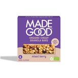 Batoniki granola crunchy z czerwonymi owocami bezglutenowe 6 szt. 144g - Made Good (EKO)