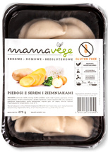 Pierogi z serem i ziemniakami bezglutenowe 275 g - Mama Vege