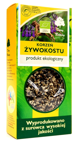 Żywokost korzeń 100 g - Dary Natury (BIO)