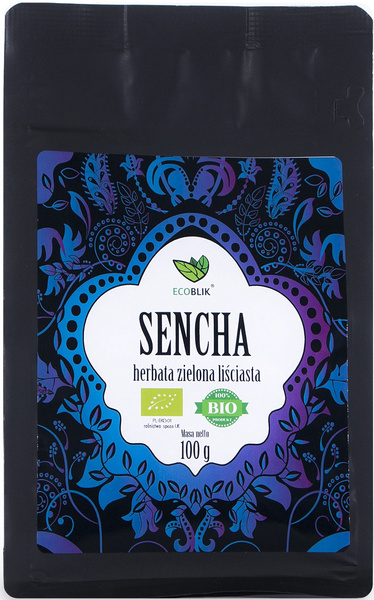 Herbata zielona liściasta sencha 100 g - Ecoblik (EKO)