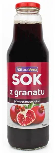 Sok z granatu 100 % 750 ml - Naturavena