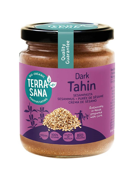 Tahini z Niełuskanych Ziaren Sezamu 250g - Terrasana