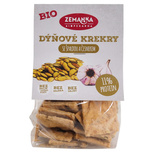 Krakersy z pestkami dyni i czosnkiem 100 g - Zemanka (EKO)