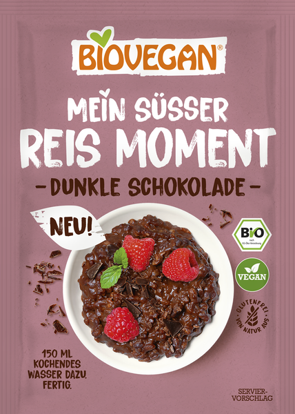 Deser ryżowy instant czekoladowy bezglutenowy 60 g - Biovegan (BIO)