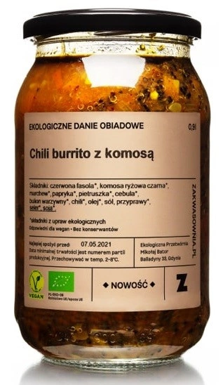 Chili Burrito Meksykańskie Bio 900 Ml - Delikatna (Zakwasownia)