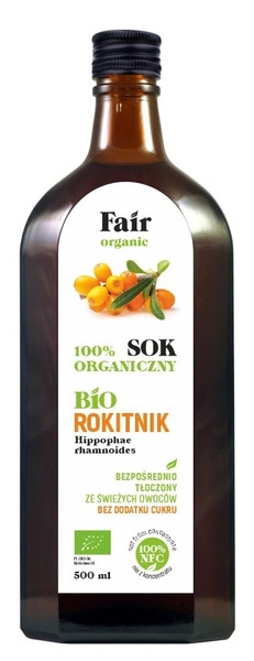 Sok z Rokitnika 500ml - Fair Organic