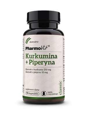 Kurkumina + Piperyna 90 Kapsułek 41,4 G  -  PHARMOVIT (CLASSIC)