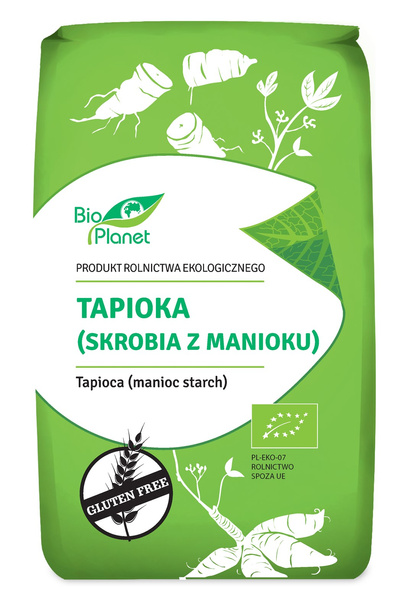 Tapioka (skrobia z manioku) bezglutenowa 400 g - Bio Planet (BIO)