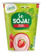 Deser sojowy truskawkowy bezglutenowy 400 g - Sojade (BIO)