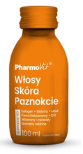 Shot kolagen na włosy, skórę, paznokcie bezglutenowy 100 ml - Pharmovit